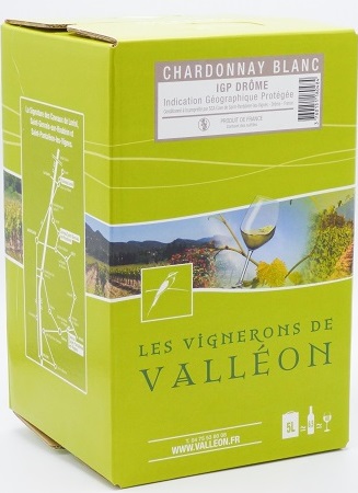 IGP Drôme Blanc Chardonnay 10L