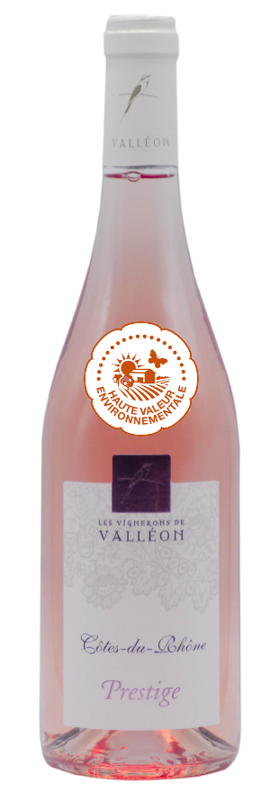 Rosé Prestige Côtes du Rhône 2021 HVE Haute Valeur Environnementale