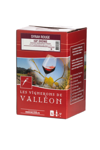 Syrah IGP Drôme Rouge 5L