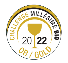Médaille d'Or au Challenge Millésime BIO 2022 pour le Côtes du Rhône Rosé Bio 2021
